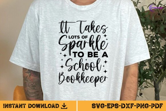 Sparkle to Be a School Bookkeeper SVG: Graphics and Crafts in Action
