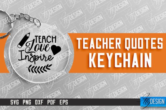 Teacher Keychain Design Round Keychain Graphics Crafts