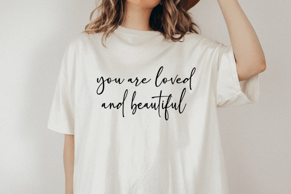 You Are Loved and Beautiful SVG, Teacher: A Versatile Graphic Design Asset for Blogs and Crafts